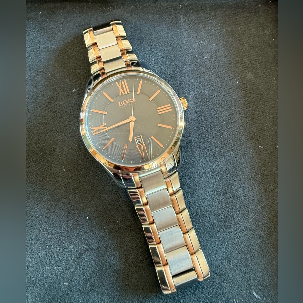 Hugo Boss two tone watch